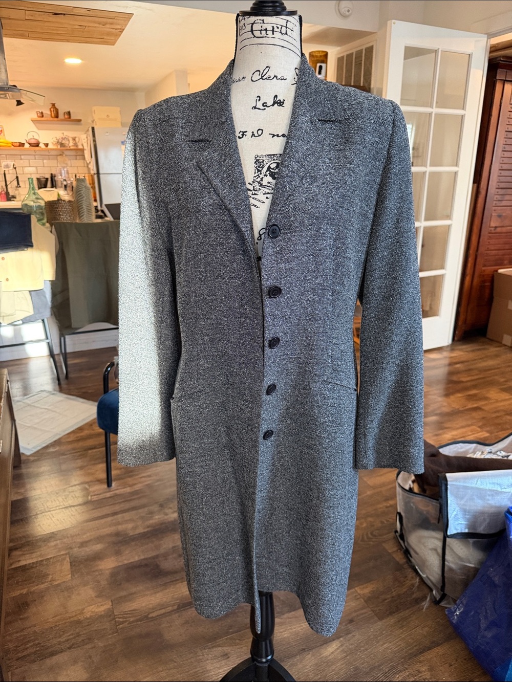 Classic Tweed, Long, Single-Breasted Women’s Charles Gray London Coat